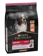 Purina Pro Plan Sensitive Skin Adult M Somon hrană uscată câini piele și blană 3kg