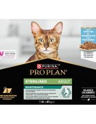 Purina Pro Plan Sterilised Maintenance Pește alb plic hrană umedă pisici sterilizate (în sos) bax 85g x 10buc