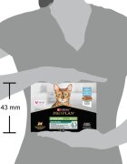 Purina Pro Plan Sterilised Maintenance Pește alb plic hrană umedă pisici sterilizate (în sos) bax 85g x 10buc