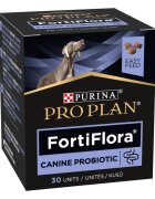 Purina Pro Plan Veterinary Diets FortiFlora XS-XL supliment sistem digestiv & probiotice câini cutie 30 comprimate masticabile