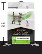 Purina Pro Plan Veterinary Diets Hypoallergenic dietă veterinară pisici hrană uscată afecțiuni digestive și dermatologice 3.5kg