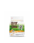 Raw Paleo Kitten Curcan și Pui hrană uscată fără cereale pisici junior 250g