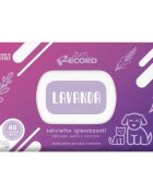 Record Lavanda șervețele umede câini și pisici antibacteriene multifuncționale 40buc