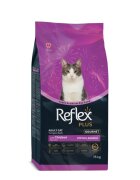 REFLEX Plus Gourmet Multicolor Pui hrană uscată pisici apetit capricios 15kg