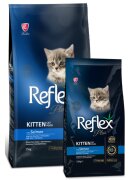 REFLEX Plus Kitten Somon hrană uscată pisici junior 15kg