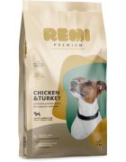 Remi Premium Dog Small XS-S Pui și Curcan hrană uscată câini 3kg