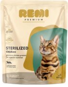 Remi Premium Sterilized Pui hrană uscată pisici sterilizate 400g