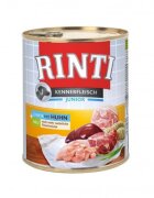 Rinti Junior XS-XL Pui conservă hrană umedă fără cereale câini junior (în suc propriu) 800g