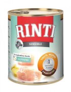 Rinti Sensible XS-XL Pui și Cartofi conservă hrană umedă monoproteică fără cereale câini (în suc propriu) 800g