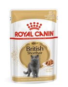 Royal Canin British Shorthair Adult hrană umedă pisici (în sos) 85g