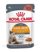 Royal Canin Hair & Skin Care Adult hrană umedă pisici piele & blană (în sos) 85g