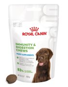 Royal Canin Immunity & Digestion Chews Puppy Supplements punguță recompense funcționale câini junior sistem imunitar sistem digestiv 100g