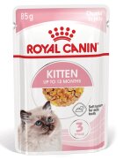Royal Canin Kitten hrană umedă pisici (în aspic) 85g
