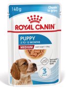 Royal Canin Medium Puppy hrană umedă câini junior (în sos) bax 140g x 10buc