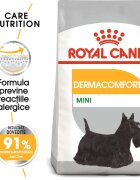 Royal Canin Mini Dermacomfort hrană uscată câini prevenirea iritațiilor pielii 3kg