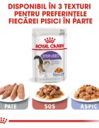 Royal Canin Sterilised Adult hrană umedă pisici sterilizate (în aspic) 85g