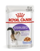 Royal Canin Sterilised Adult hrană umedă pisici sterilizate (în aspic) bax 85g x 12buc