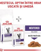 ROYAL CANIN VETERINARY DIET ROYAL CANIN VD Neutered Satiety Balance dietă veterinară hrană uscată pisici managementul greutății 3.5kg