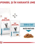 ROYAL CANIN VETERINARY DIET ROYAL CANIN VD Skin&Coat dietă veterinară hrană uscată pisici afecțiuni dermatologice 1.5kg