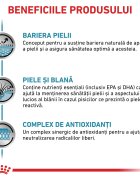 ROYAL CANIN VETERINARY DIET ROYAL CANIN VD Skin&Coat dietă veterinară plic hrană umedă pisici afecțiuni dermatologice (în sos) bax 85g x 12buc