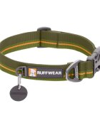 RUFFWEAR Flat Out zgardă bandă câini ajustabilă Flat Out Forest Horizon zgardă bandă câini ajustabilă verde și portocaliu S(28-36 x 2cm)