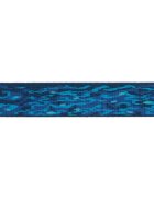RUFFWEAR Flat Out zgardă bandă câini ajustabilă Flat Out Oceanic Distortion zgardă bandă câini ajustabilă albastru S(28-36 x 2cm)