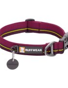 RUFFWEAR Flat Out zgardă bandă câini ajustabilă Flat Out Wildflower Horizon zgardă bandă câini ajustabilă vișiniu și galben L(51-66 x 2.5cm)