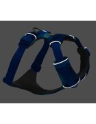RUFFWEAR Front Rage ham prindere dublă(piept&spate) dresaj câini ajustabil reflectorizant Front Rage Coastal Mountains ham prindere dublă(piept&spate) dresaj câini ajustabil reflectorizant albastru L-XL(81-107cm)