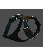 RUFFWEAR Front Rage ham prindere dublă(piept&spate) dresaj câini ajustabil reflectorizant Front Rage Spring Mountains ham prindere dublă(piept&spate) dresaj câini ajustabil reflectorizant verde și portocaliu XS(33-43cm)