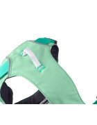 RUFFWEAR Hi & Light ham prindere dublă(piept&spate) câini ajustabil reflectorizant Hi & Light Sage Green ham prindere dublă(piept&spate) câini ajustabil reflectorizant verde M(69-81cm)