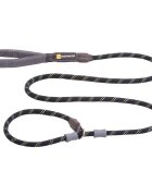 RUFFWEAR Just-a-Cinch lesă cordelină slip cu limitator câini reflectorizantă Just-a-Cinch Obsidian Black lesă cordelină slip cu limitator câini reflectorizantă negru XS-XL(1.5m x 1.1cm)