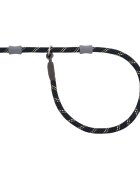 RUFFWEAR Just-a-Cinch lesă cordelină slip cu limitator câini reflectorizantă Just-a-Cinch Obsidian Black lesă cordelină slip cu limitator câini reflectorizantă negru XS-XL(1.5m x 1.1cm)
