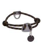 RUFFWEAR Knot a Collar zgardă cordelină sport câini ajustabilă reflectorizantă Knot a Collar Obsidian Black zgardă cordelină sport câini ajustabilă reflectorizantă negru L(51-66 x 0.7cm)
