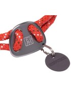 RUFFWEAR Knot a Collar zgardă cordelină sport câini ajustabilă reflectorizantă Knot a Collar Red Sumac zgardă cordelină sport câini ajustabilă reflectorizantă roșu L(51-66 x 0.7cm)
