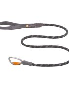 RUFFWEAR Knot-a-Leash lesă cordelină sport câini reflectorizantă Knot-a-Leash Obsidian Black lesă cordelină sport câini reflectorizantă negru L(1.5m x 1.1cm)