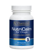 Rx Vitamins NutriCalm supliment sistem nervos & calmante câini capsule NutriCalm supliment sistem nervos & calmante câini flacon 50 capsule