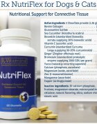 Rx Vitamins NutriFlex supliment sistem articular câini comprimate masticabile NutriFlex supliment sistem articular câini și pisici flacon 90 comprimate masticabile