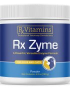 Rx Vitamins Zyme supliment sistem digestiv câini pudră Zyme supliment sistem digestiv câini și pisici flacon 120g pudră