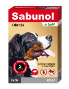 Sabunol GPI deparazitare externă câini zgardă L-XL(25 - 50kg) 75 cm gri 1buc