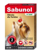 Sabunol GPI deparazitare externă câini zgardă XS-S(2 - 10kg) 35 cm negru 1buc