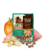 Sam's Field Crunchy Snack XS-XL Curcan și dovleac punguță recompense fără cereale câini 200g