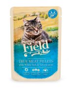 Sam's Field True Meat Fillets Pește alb plic hrană umedă fără cereale pisici (în sos) 85g