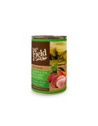 Sam's Field True Meat For Puppies XS-XL Pui și Vițel conservă hrană umedă fără cereale câini junior (în aspic) 400g