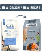 Sanabelle Adult Păstrăv și Afine hrană uscată pisici 8kg