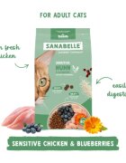 Sanabelle Sensitive Pui și Afine hrană uscată pisici sistem digestiv 8kg