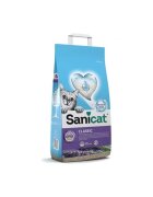 Sanicat Classic Lavanda așternut igienic pisici granule bentonită neaglomerant neutralizare mirosuri 8l