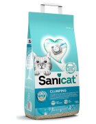 Sanicat Clumping Marseille săpun Marsilia așternut igienic pisici granule bentonită aglomerant neutralizare mirosuri fără praf 16l