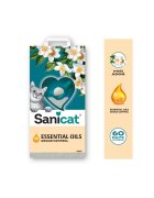 Sanicat Essential Oils Odour Control Iasomie așternut igienic pisici granule bentonită aglomerant neutralizare mirosuri fără praf 10kg