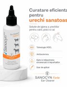 SANOCYN Forte Ear Cleaner soluție igiena urechilor soluție câini și pisici antibacteriană flacon 75ml