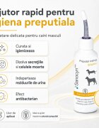 SANOCYN Forte Foreskin Cleaner igienă intimă soluție câini antibacteriană flacon 50ml